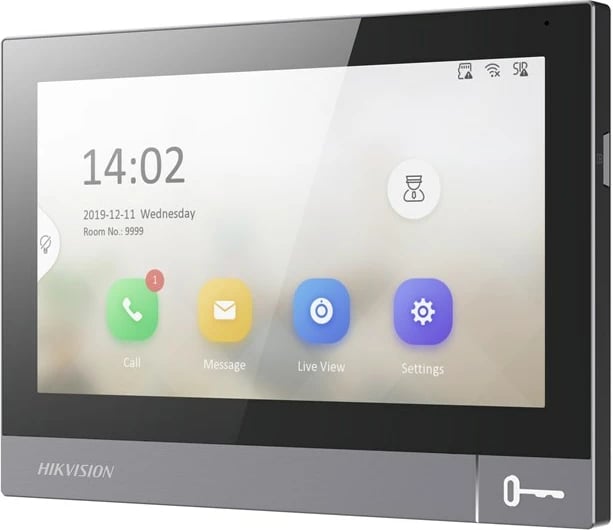 Sistem video-interfoni Hikvision DS-KH8381-WTE1, 7", i zi Sistem video-interfoni Hikvision DS-KH8381-WTE1, 7", i zi