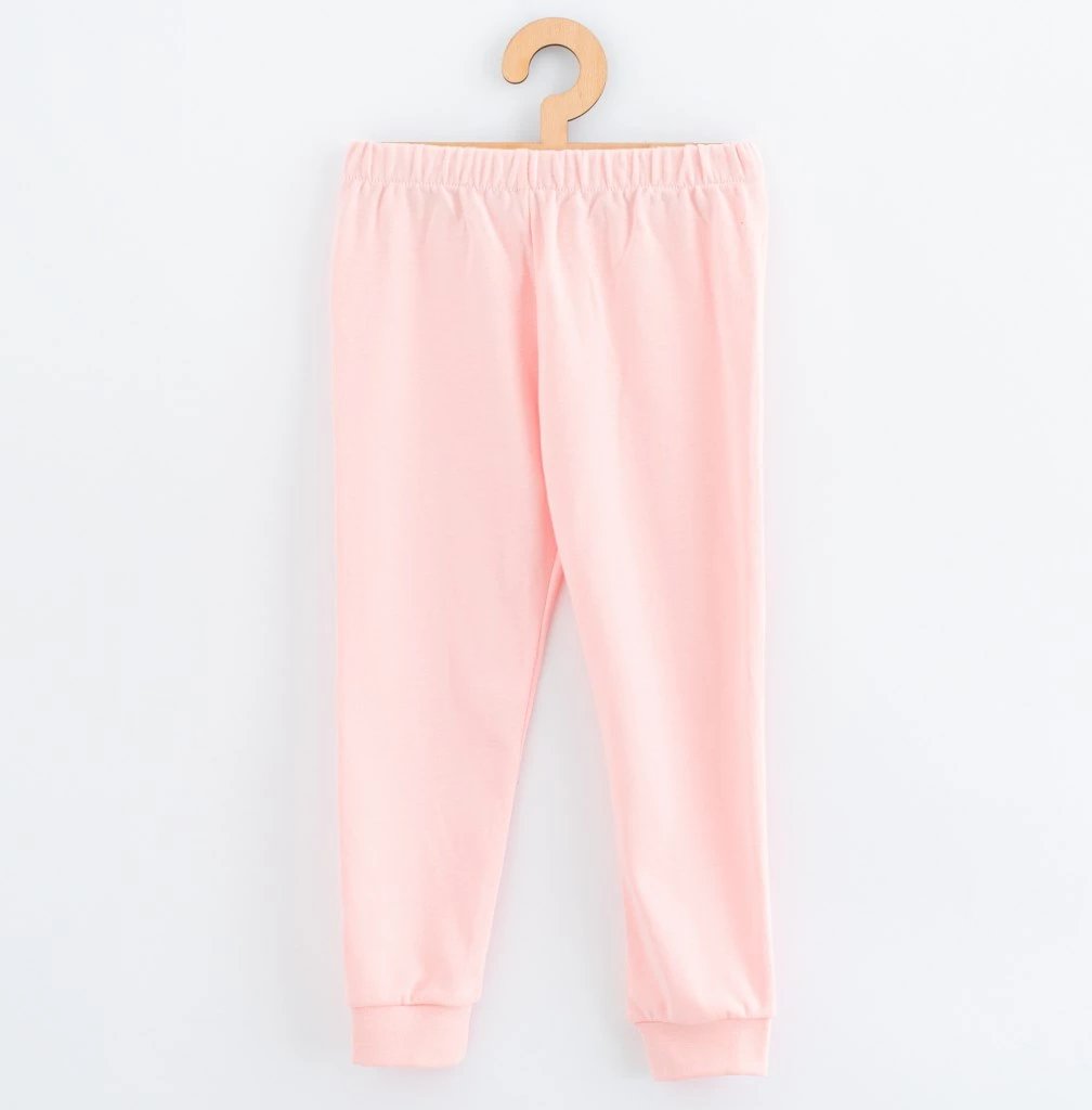 pizhama fëmijësh, New Baby, 100% pambuk, madhësia 128/134, me motiv arushi, rozë, set 2-copësh