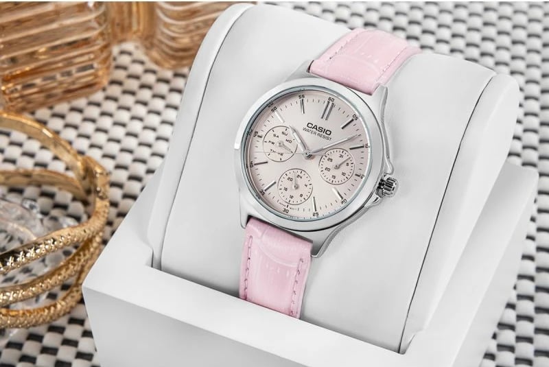 Orë dore për femra CASIO, rozë