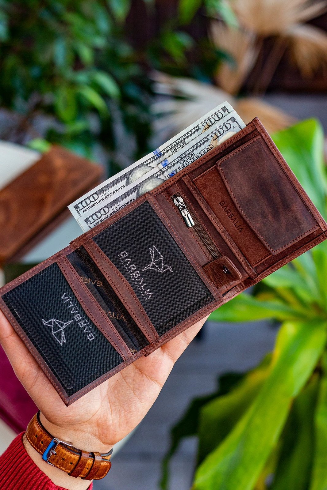 Portofol për burra, ngjyrë kafe, Zoozie Bags Dortmund