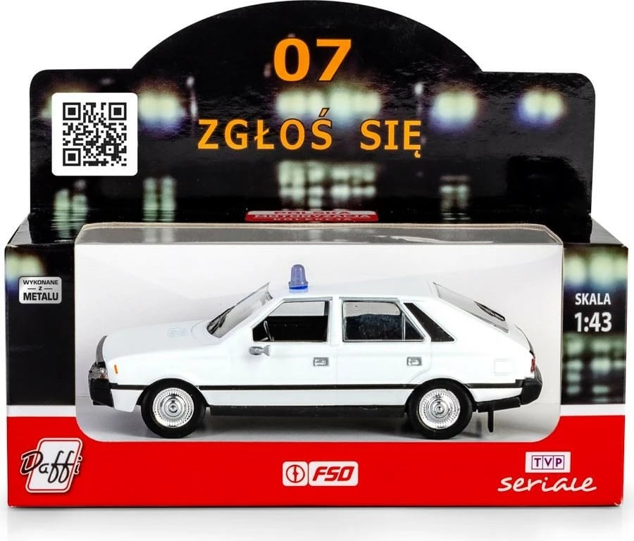 Makine lodër Daffi Polonez Car 07 Report, 1:43, Bardhë