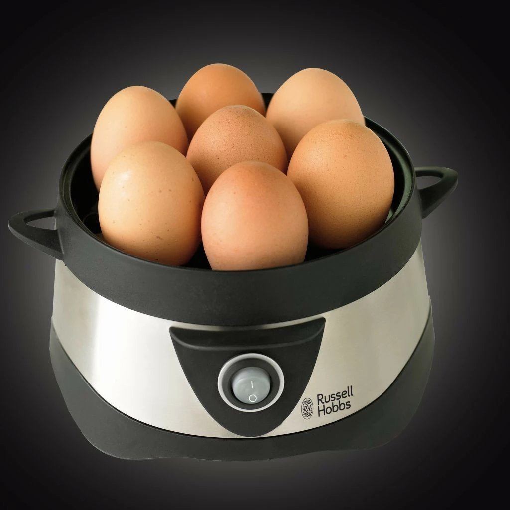 Zierës vezësh Russell Hobbs Stylo, 7 vezë, 365W, inox/zezë