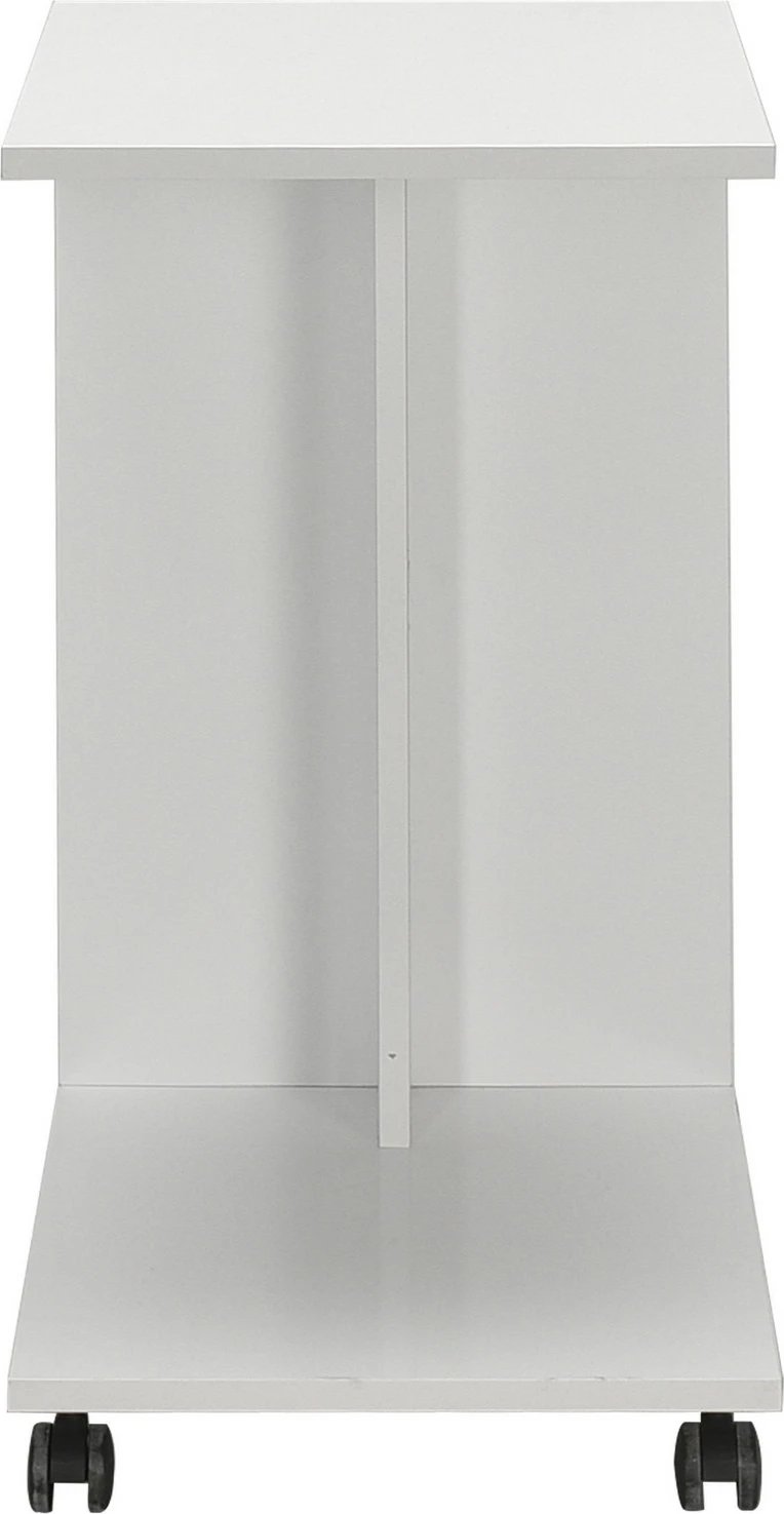 Tavolinë kafeje Hanah Home, Shp-108-Pp-1, ngjyrë e bardhë, me rrota