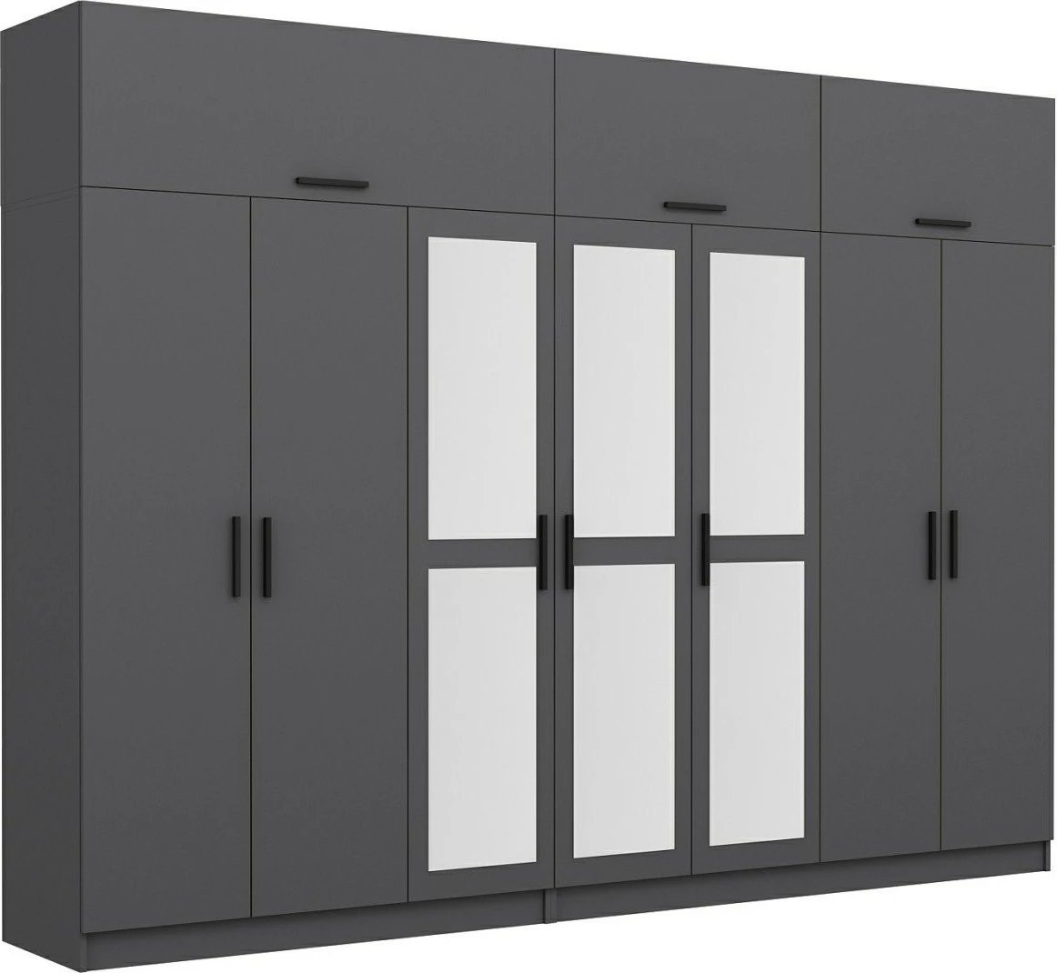 Dollap për rroba, ngjyrë antracit, Skye Decor, 5283