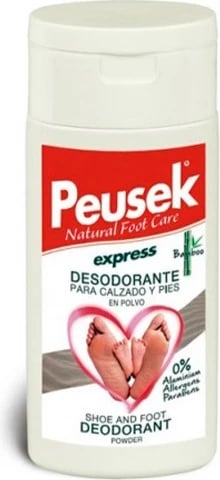 Pluhur deodorant për këmbë dhe këpucë Peusek Express unisex 40g
