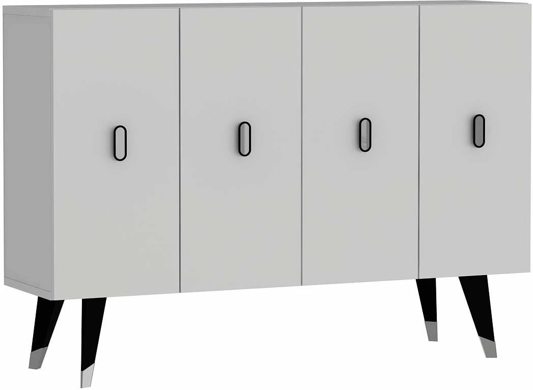 Konsol Skye Decor, 8168KM-32, e bardhë, argjend