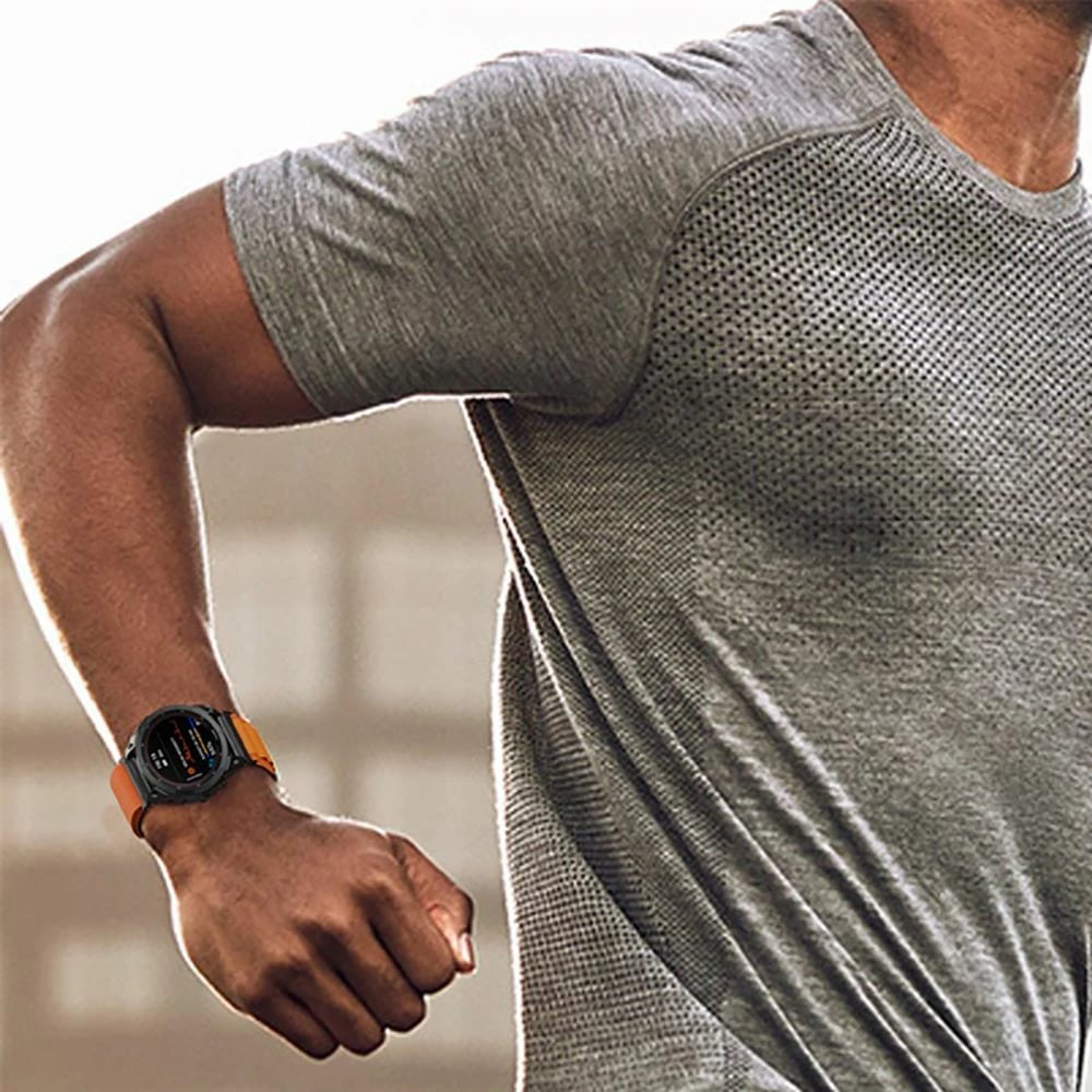 Rrip najloni për smartwatch Tech-Protect Nylon Pro, për Garmin Fenix 5/6/6 Pro/7, e gjelbër e errët