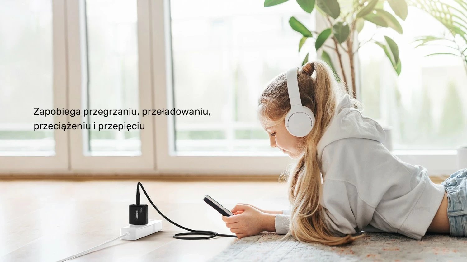 Karikues Unitek GaN PD 35W USB-C + USB-A, i zi Karikues Unitek GaN PD 35W USB-C + USB-A, i zi