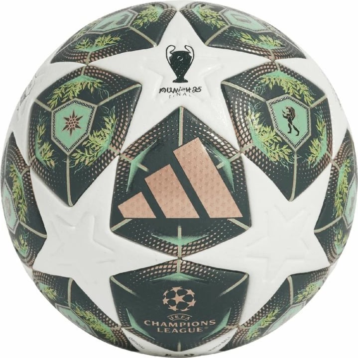 Top futbolli adidas, për meshkuj, femra dhe fëmijë, i bardhë / jeshil