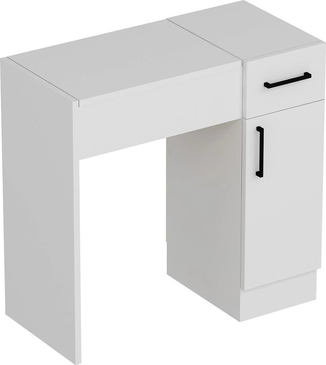 Tavolinë grimi Skye Decor, e bardhë, Inci