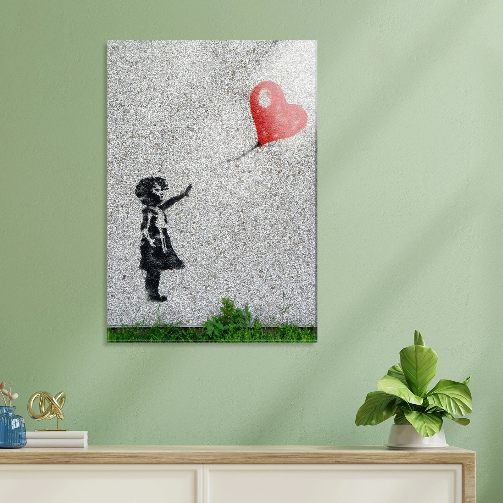 Pikturë dekorative prej xhami të temperuar, Wallity, UV-019, 50x70cm