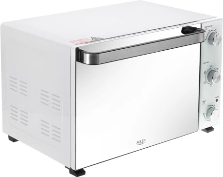 Furra elektrike, Adler, AD 6027, 48L, konveksion dhe rrotiseri, e bardhë