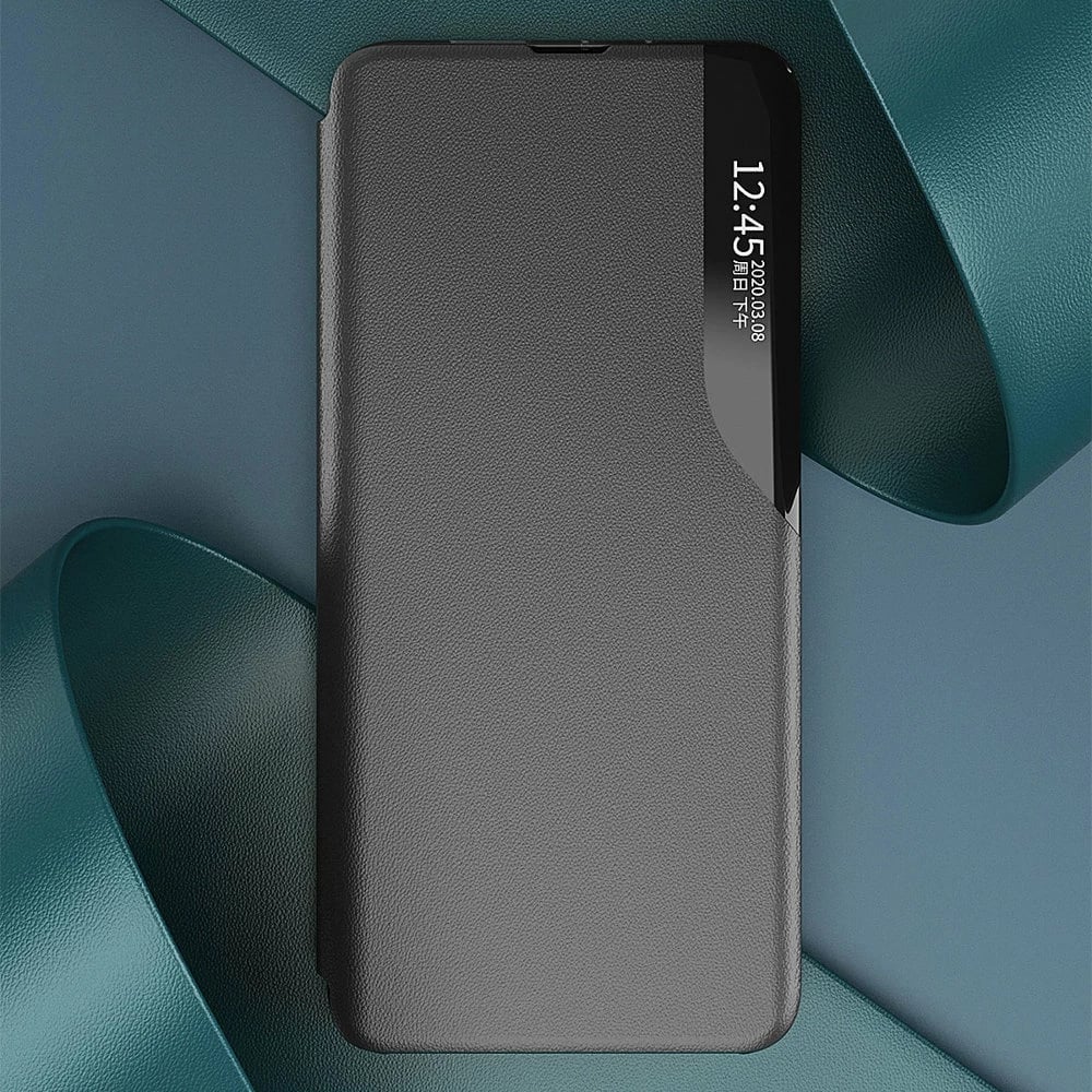 Mbështjellës Hurtel Eco Leather View Case për Xiaomi Redmi Note 11 Pro+ 5G / 11 Pro 5G / Mi 11i HyperCharge / Poco X4 NFC 5G, kaltër