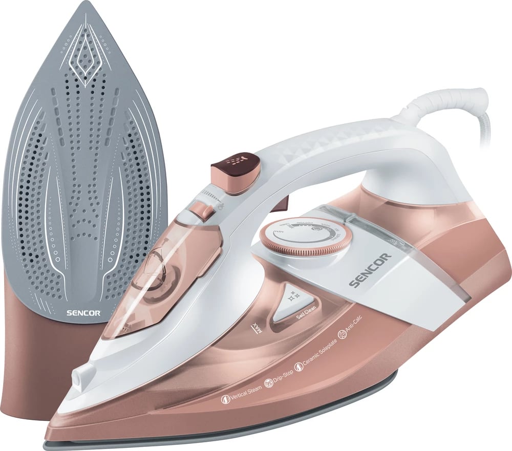 Hekur për hekurosje Sencor SSI 8300RS, 3200W, rozë