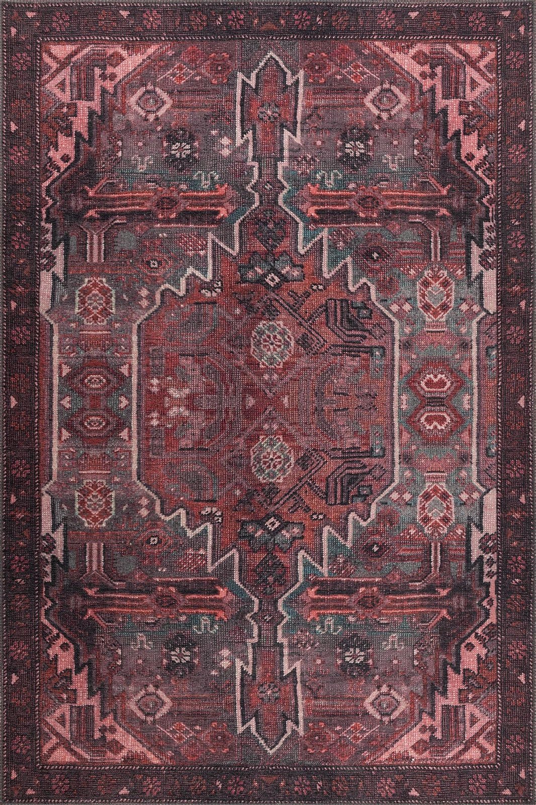 Qilim burgundy (210x310), Conceptum Hypnose, Folk Chenille, BA 25