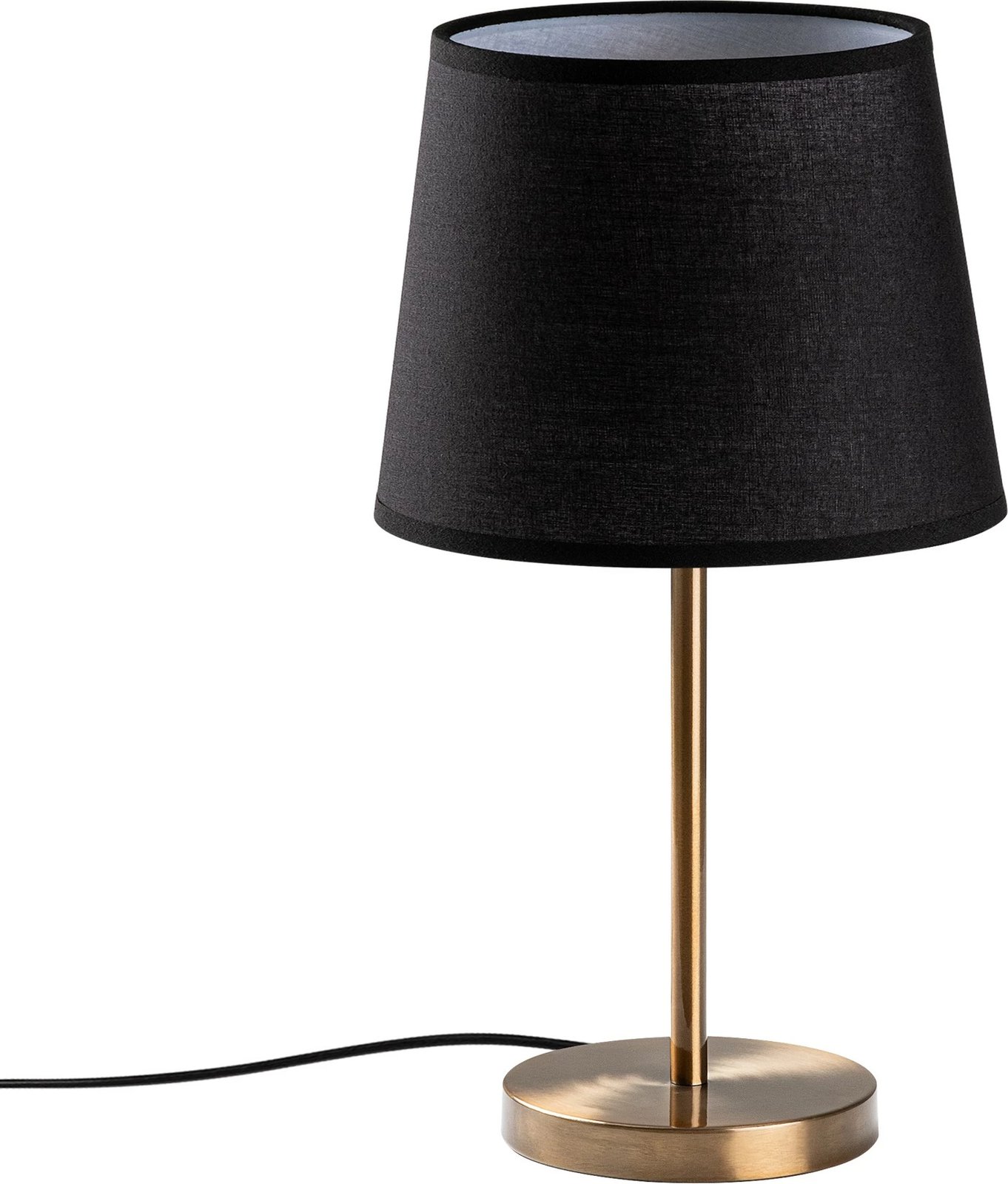 Abazhur tavoline Opviq, trup metalik, ngjyrë antike, 21x21x39cm