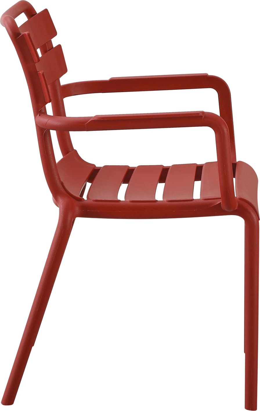 Karrige me krahë polipropileni PHILLY FH6123.07 e kuqe 58,5x49x83,5Hcm