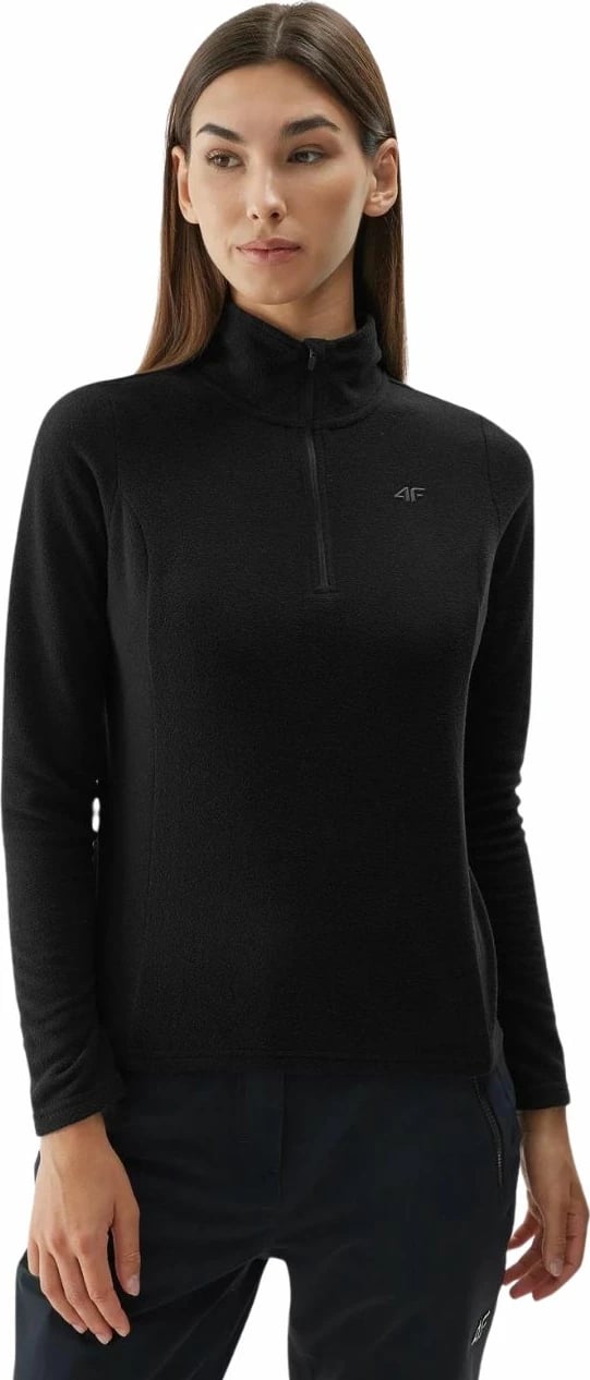 Duks fleece për femra 4F, i zi