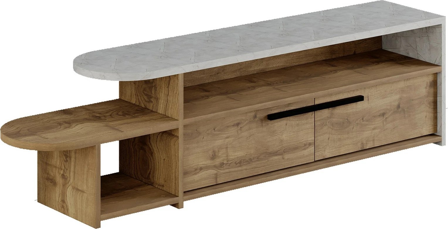 Komodë TV Skye Decor, ngjyrë Lagina-Hitit