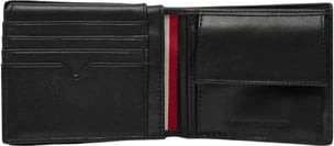 Portofol për meshkuj Tommy Hilfiger, i zi