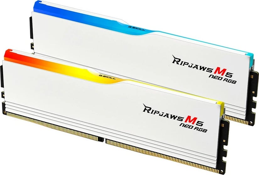 RAM Memorje G.Skill Ripjaws M5 Neo RGB 64GB (2x32GB) 6000MHz bardhë
