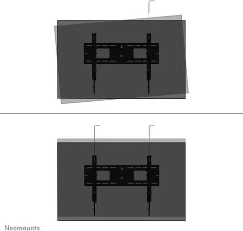 Mbajtës muri për TV Neomounts WL35-750BL16, çelik, 42-86", 125 kg, i zi