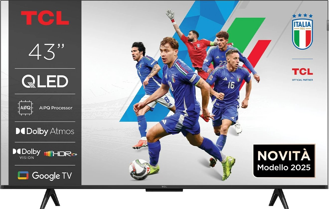 TV QLED TCL 43P79K, 43 inç, 4K Ultra HD, Smart TV, Metallic
