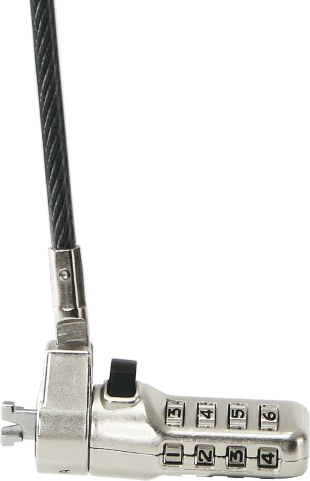 Kabllo sigurie DICOTA D31933, kombinim 4-shifror, 2m, Kensington, zink, antracit