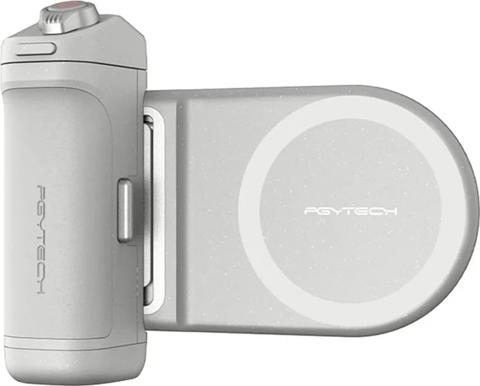 Mbajtës telefoni PGYTECH MagCam, P-PG-035, me powerbank 3000mAh, telekomandë Bluetooth, gri