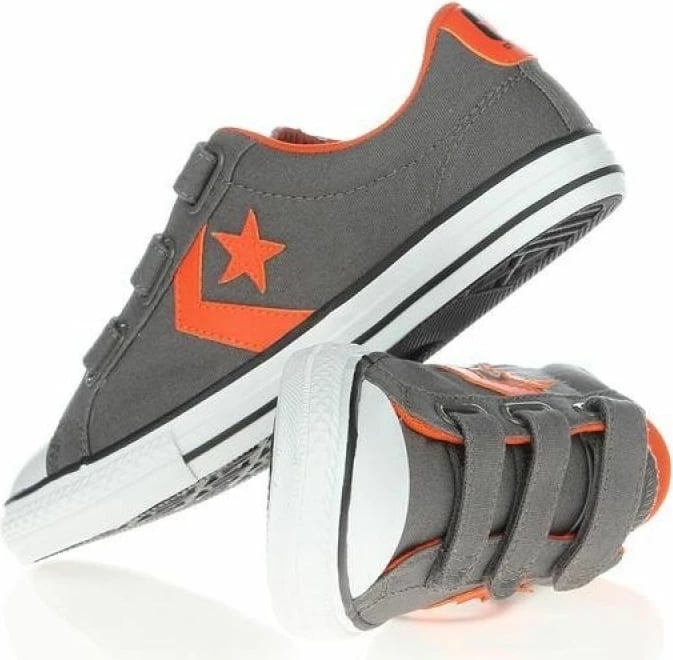 Atlete për fëmijë Converse, gri/portokalli