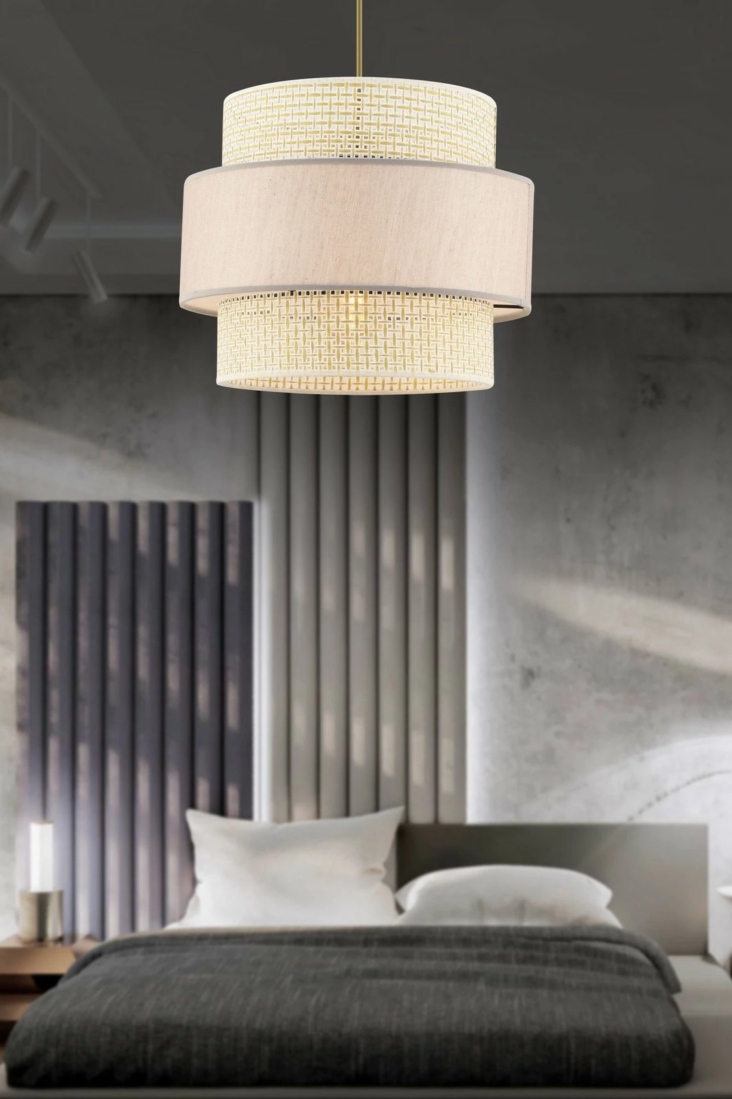 Llambë tavani Opviq, Cascade, krem dhe bezhë