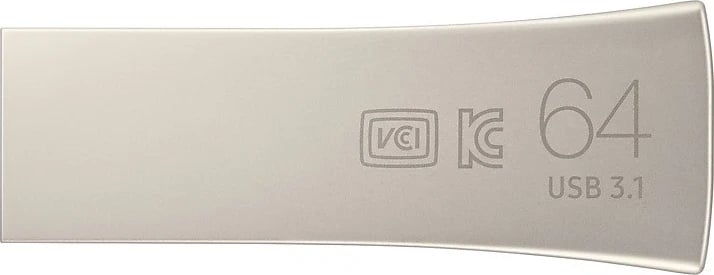 USB Samsung BAR Plus, USB 3.1, 64GB, argjend
