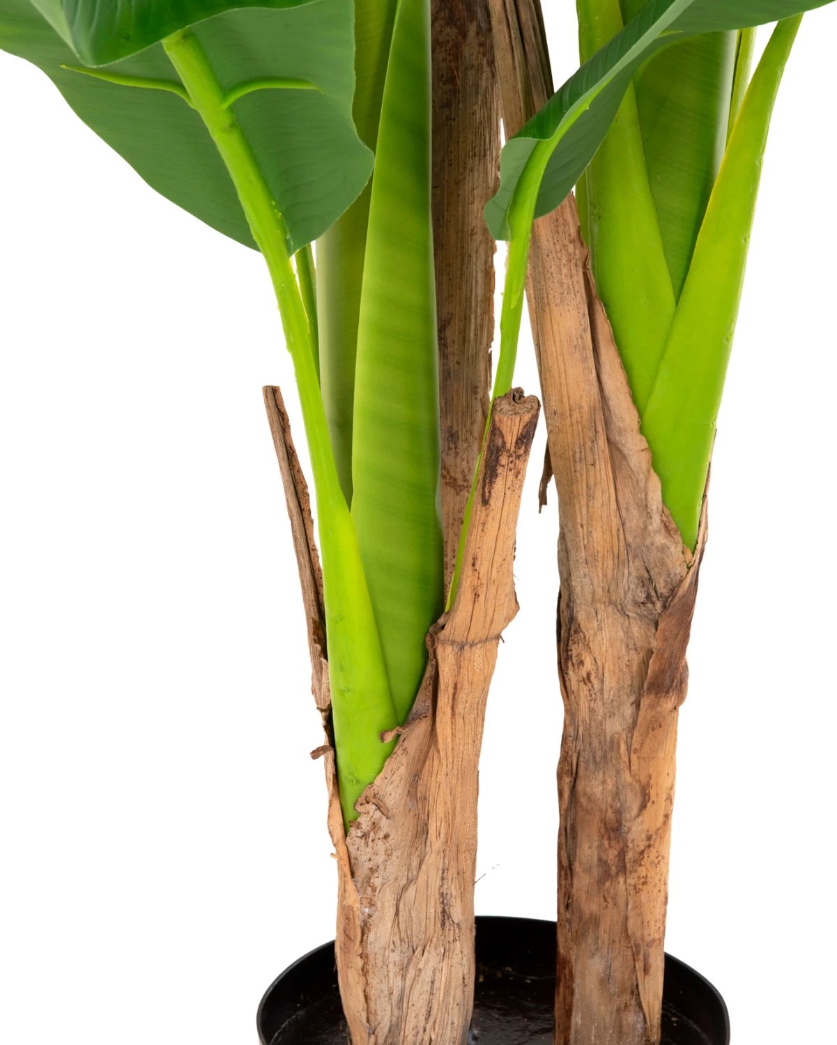 Bimë sintetike dekorative, FH7968, banane në vazo, 123H cm. e gjelbër
