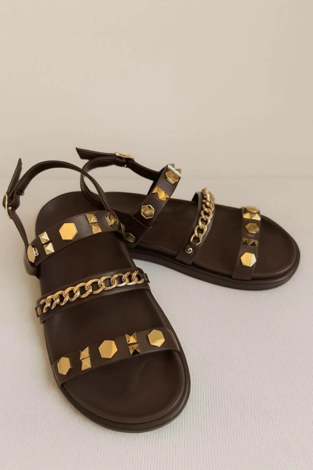 Sandale për gra, ngjyrë kafe, Jumeon, MK1340225YR20-001