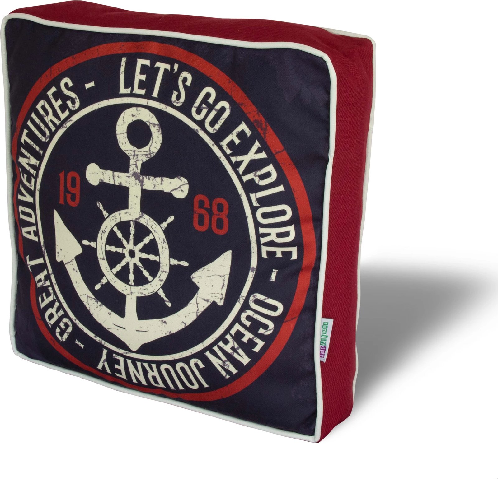 Jastëk dekorativ, shumëngjyrësh, Evila Originals, YM1182, 42x42cm