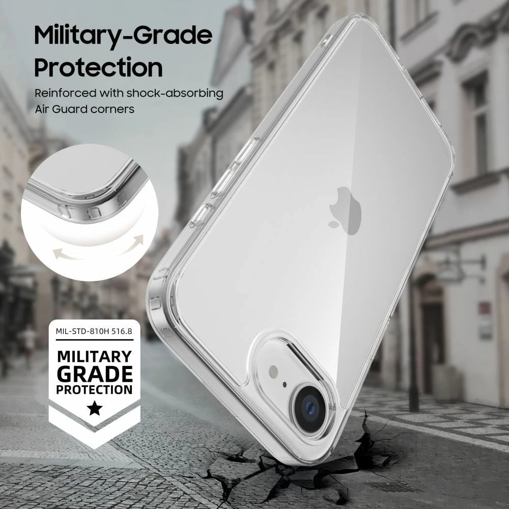 Mbështjellës Tech-Protect FlexAir Hybrid për Nothing Phone 3A Pro, Transparent