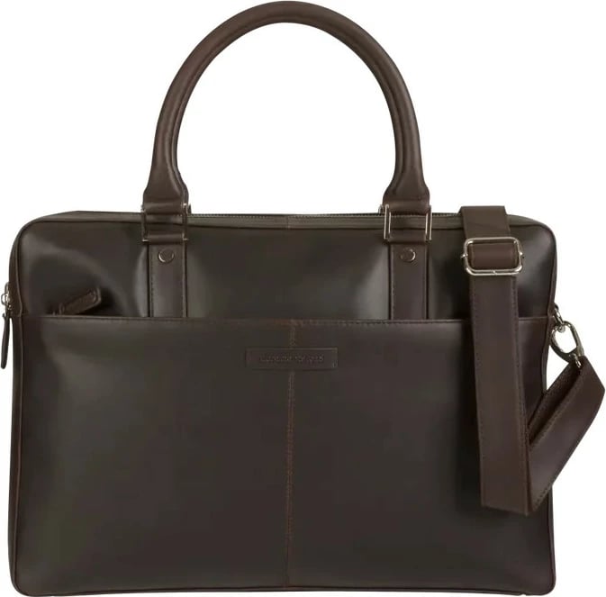 Çantë laptopi dbramante1928 ROSENBORG-16IN, lëkurë, hunter dark