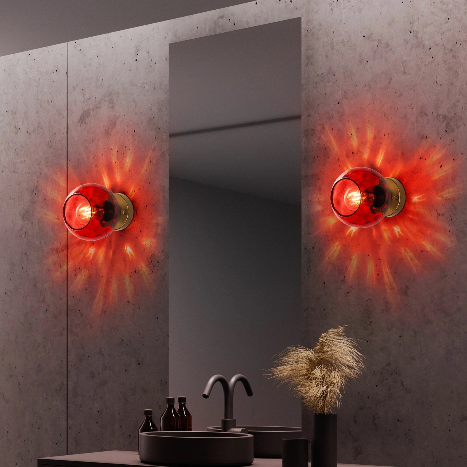 Llambë muri Opviq, Benek - 15 - 14401, e kuqe dhe e artë