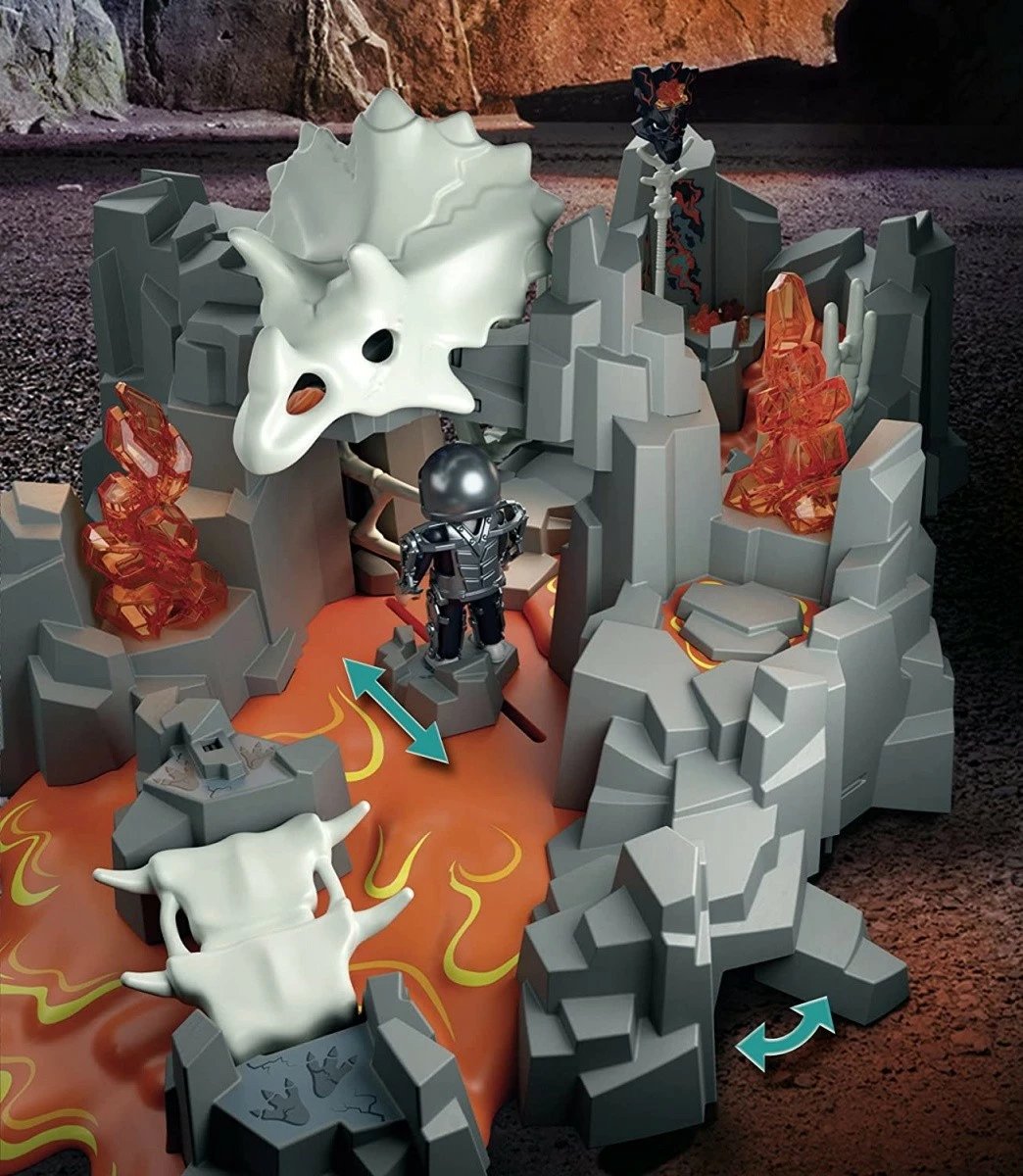 Set lodrash Playmobil DINO Rise 70926 Lava Source Guardians, 43 pjesë