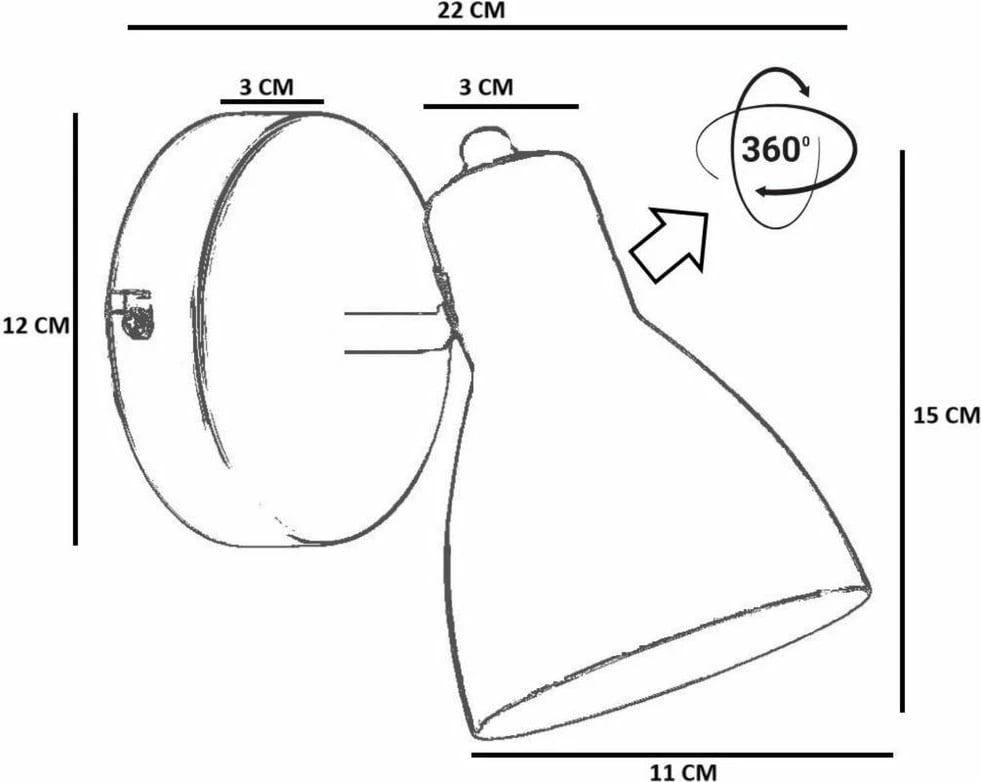 Llambë muri Opviq, ngjyrë ari, 8996-1A Llambë muri Opviq, ngjyrë ari, 8996-1A