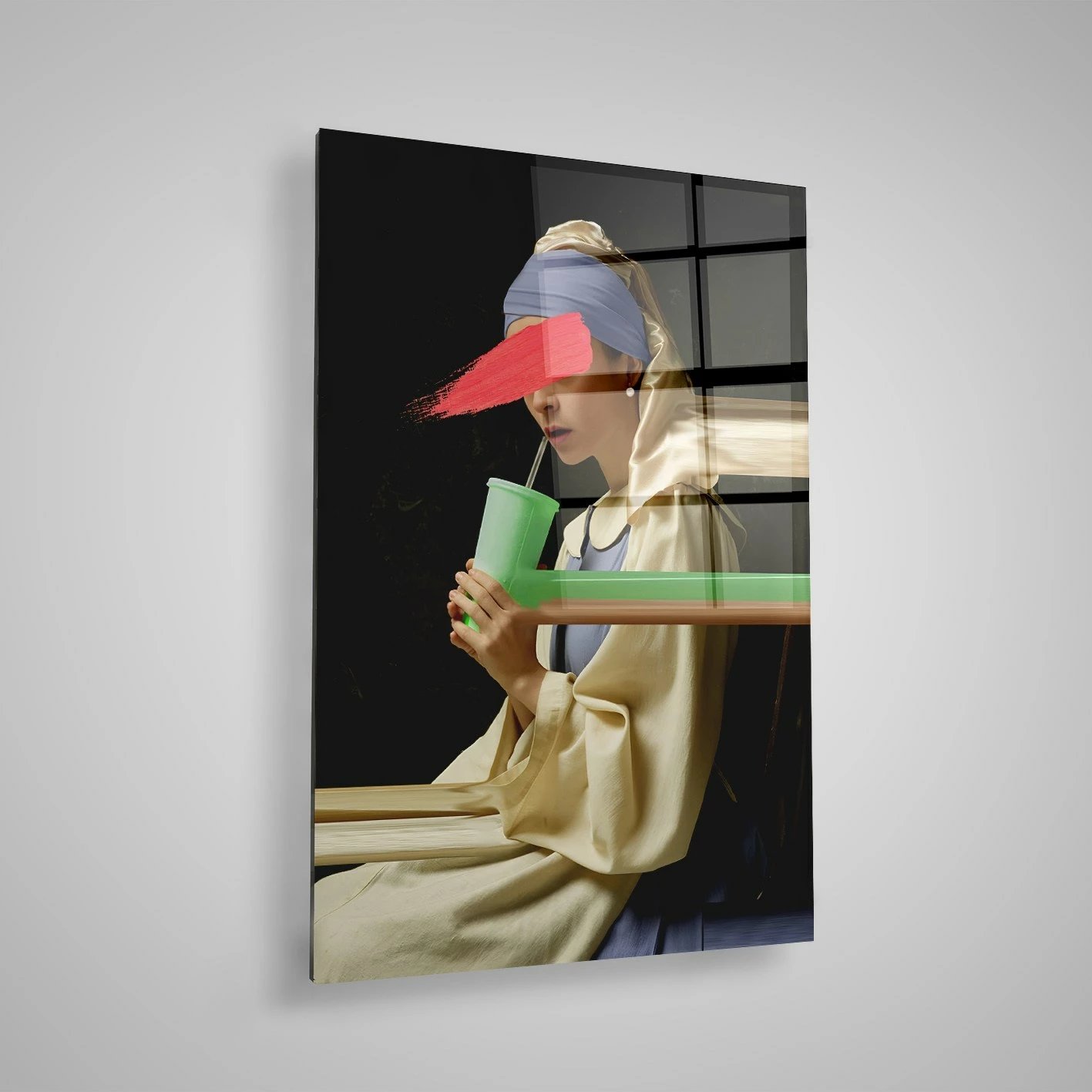 Pikturë dekorative prej xhami të temperuar, shumëngjyrëshe, CAM3742 - 70100