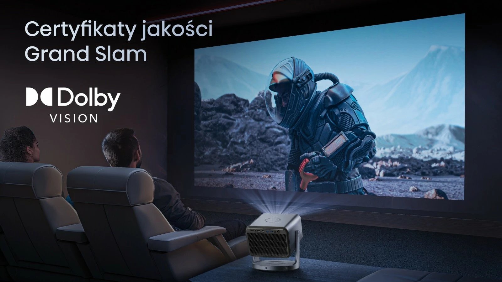 Projektor laser Hisense C2, 4K, 300", JBL Sound, WiFi, Bluetooth, Gri Projektor laser Hisense C2, 4K, 300", JBL Sound, WiFi, Bluetooth, Gri