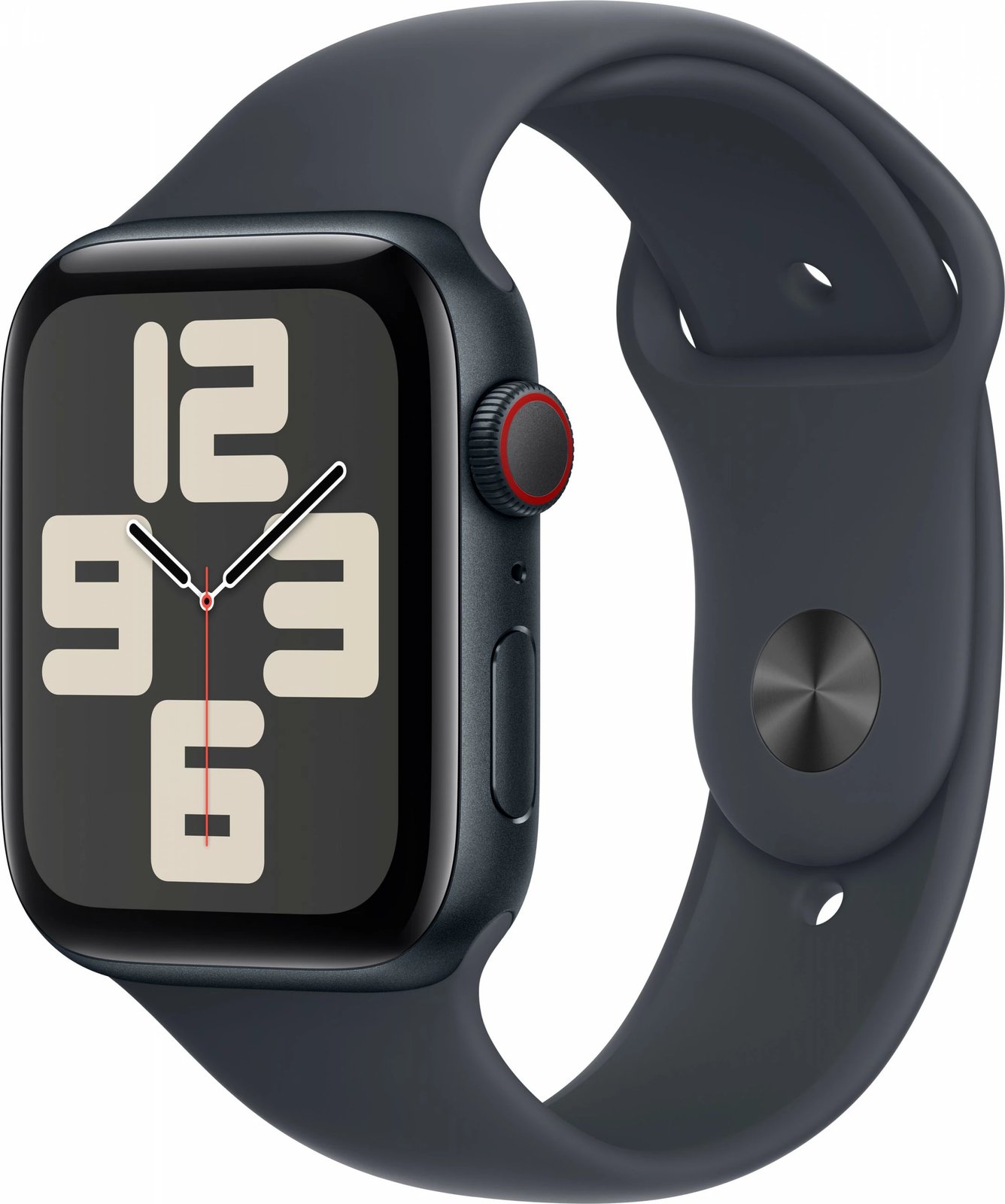 Smartwatch Apple Watch SE GPS + Cellular 44mm, 32 GB, Ekran OLED, Ngjyrë e Mesnatës