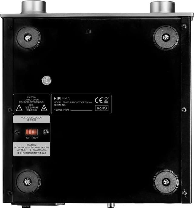 Amplifikator kufjesh HiFiMAN EF400 Amp, DAC Hymalaya R2R, 4.4W, i zi/argjendtë