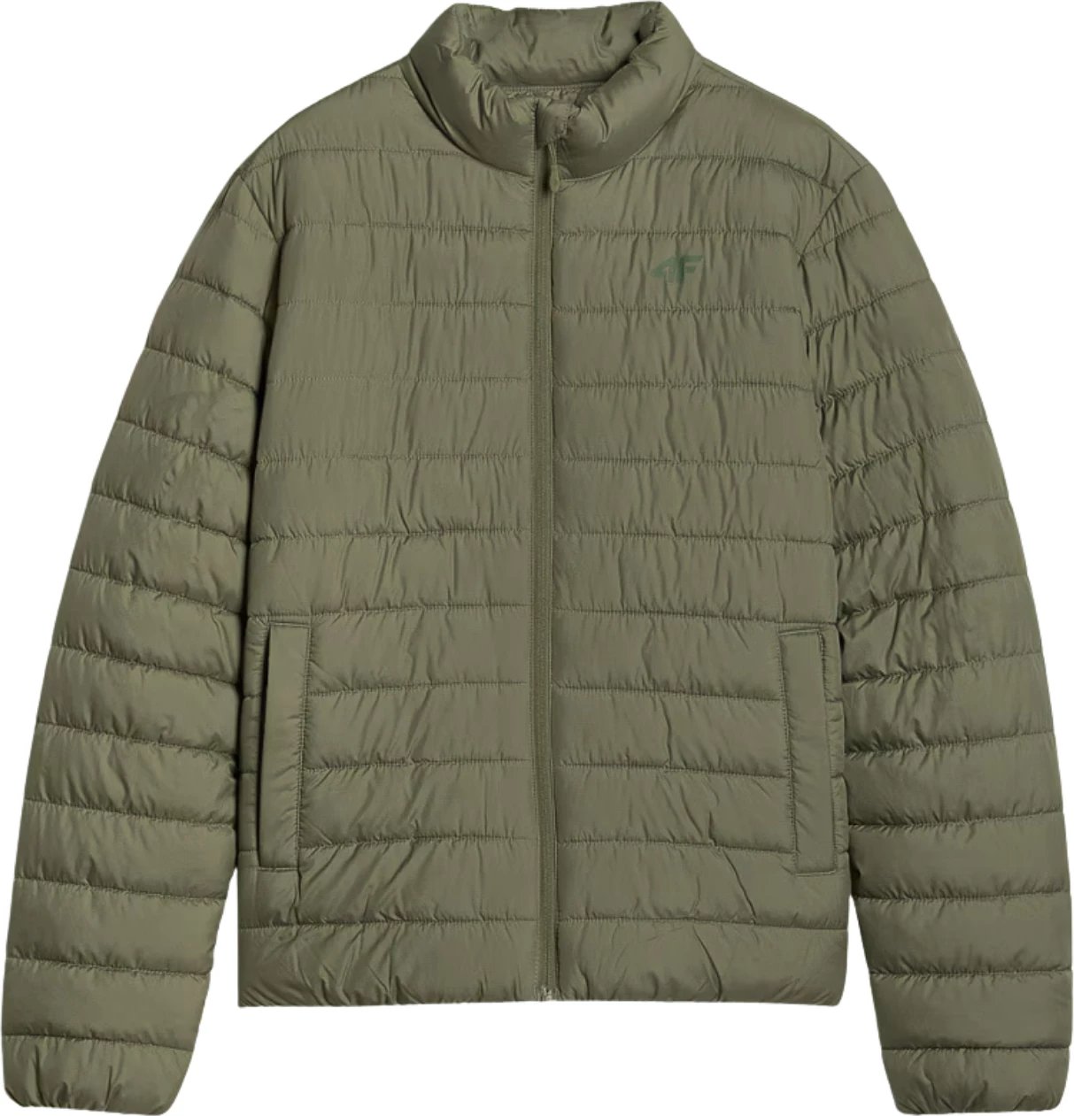 Jakne puffer për meshkuj 4F, e gjelbër