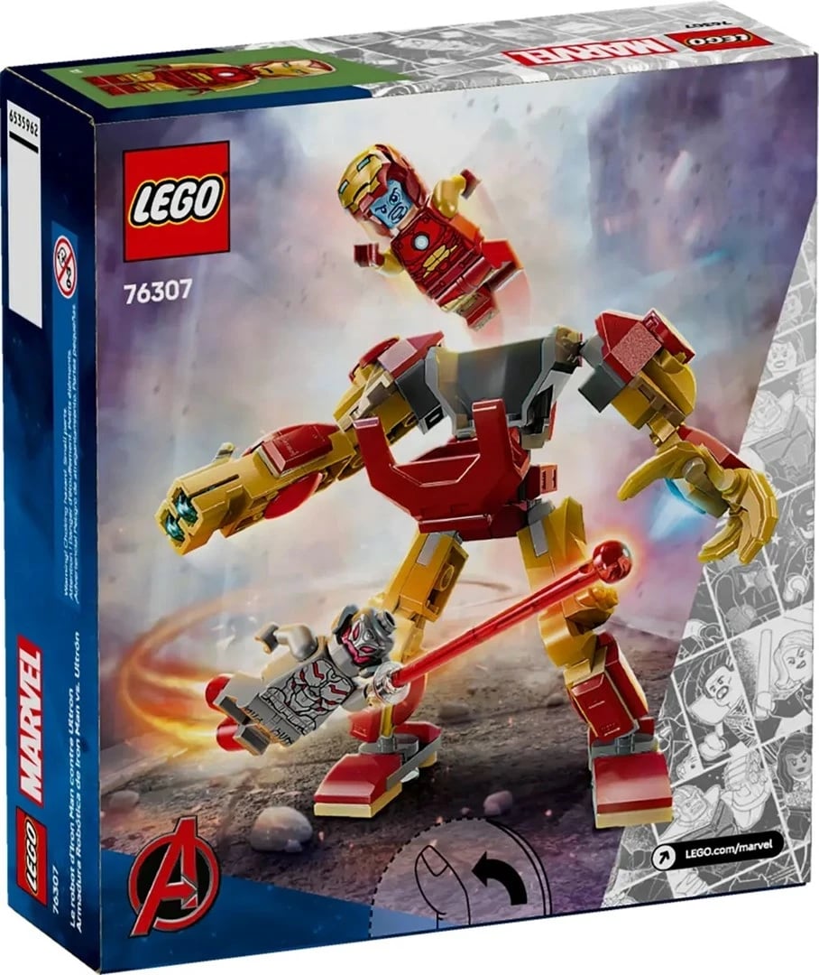 Set LEGO Marvel 76307 Iron Man Mech vs. Ultron Set LEGO Marvel 76307 Iron Man Mech vs. Ultron