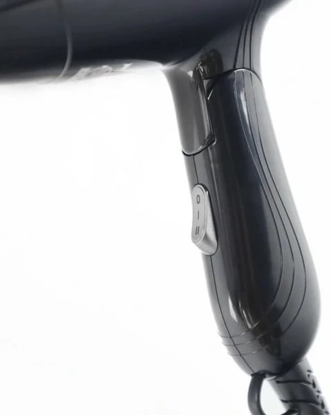 Hekur flokësh Melissa 16640143, 1200W, dorezë palosëse, e zezë