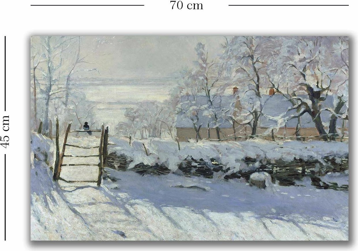 Pikturë dekorative në kanavacë Wallity, 4570MONET014, shumëngjyrëshe, 45x70cm