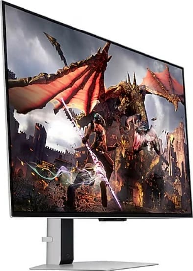 Monitor Samsung Odyssey OLED G8 LS32DG802SUXDU, 32", 4K, 240Hz, i bardhë