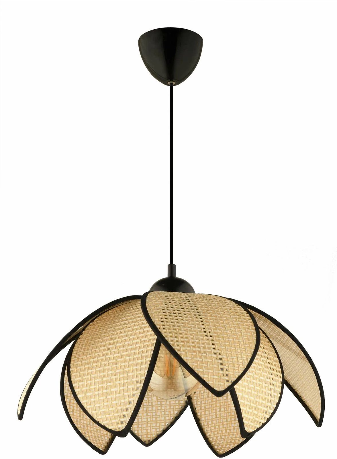 Llambë tavani Opviq, krem e zezë, 64891